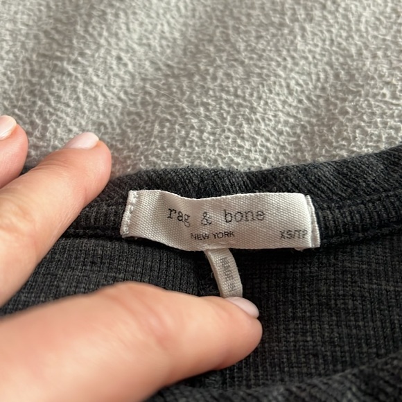 Rag & Bone Ribbed Basic T Shirt in XS - Picture 2 of 7